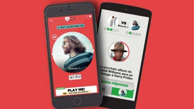 quiz dating app)