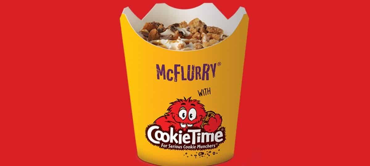 McDonald’s propose son nouveau McFlurry Cookie Time pour pas cher !